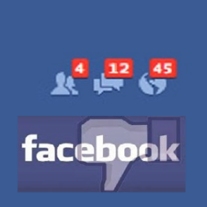 Illustration representing quitting Facebook and social media