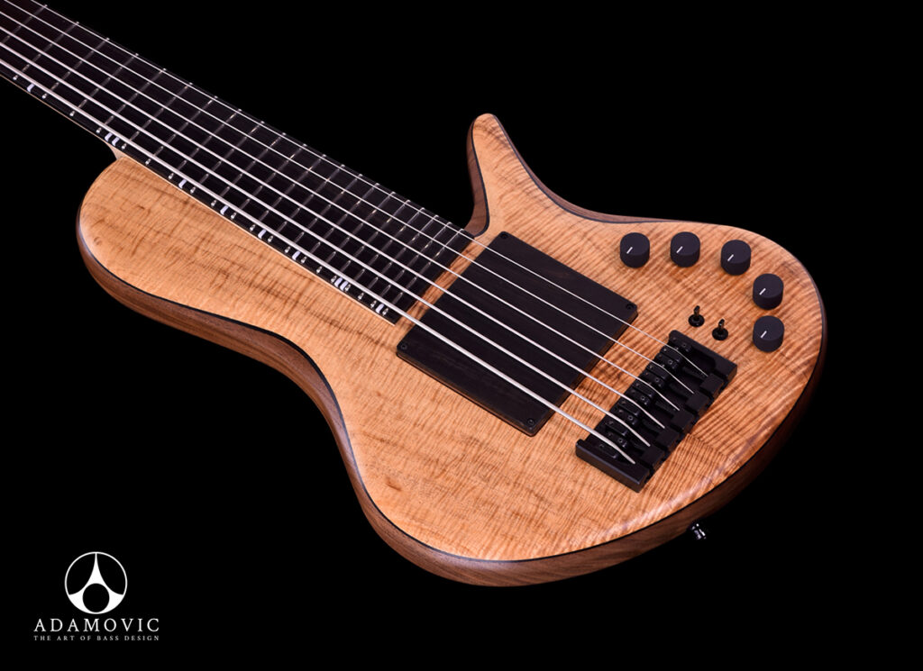 Damian Coccio Katana custom bass guitar